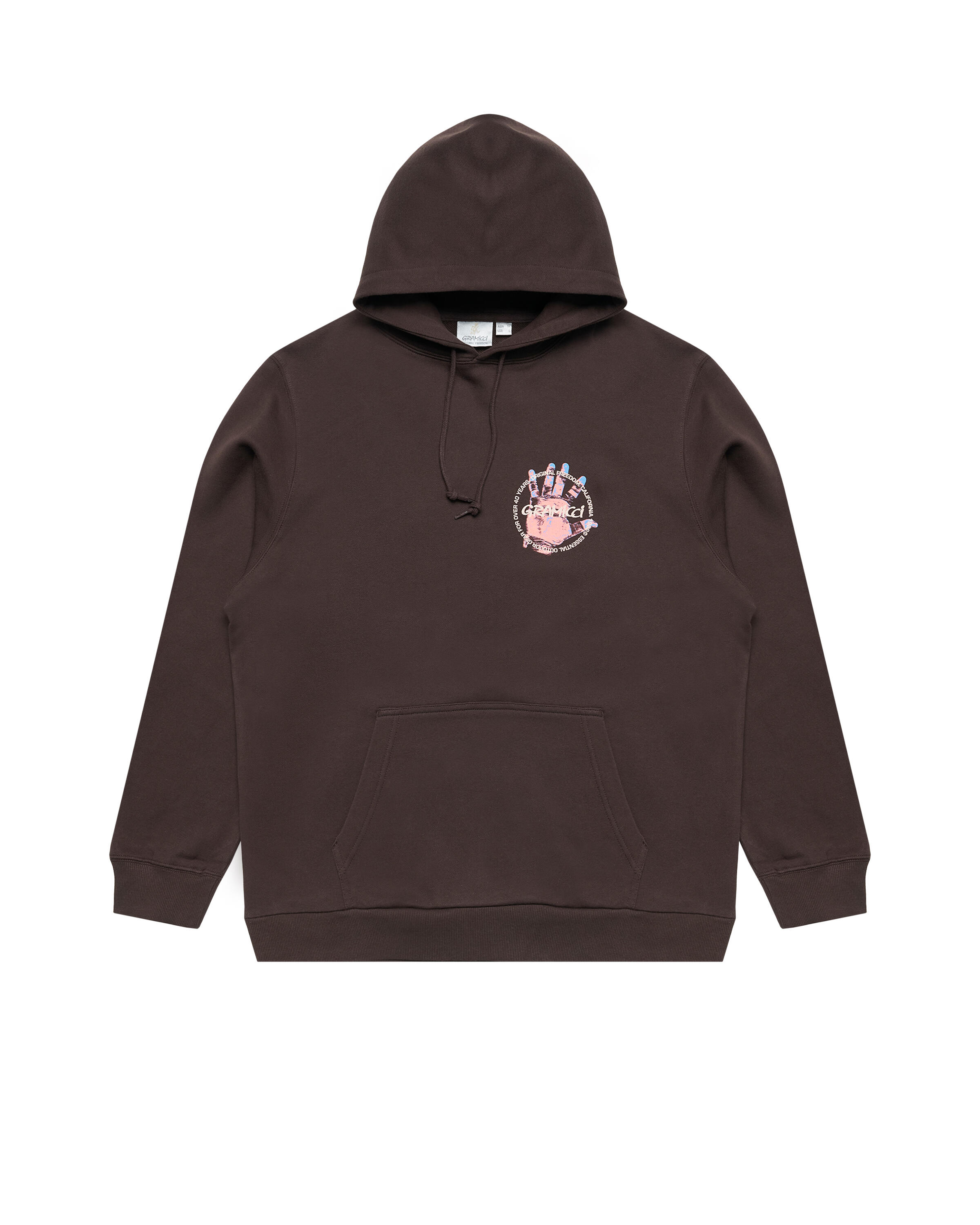 Gramicci CLIMBER'S HAND HOODED SWEATSHIRT | G4FU-J110-DBR